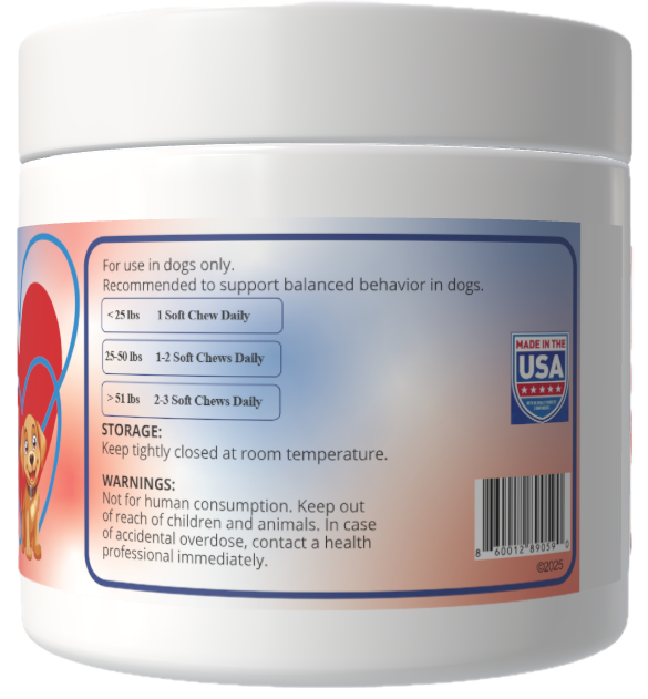 Calm & Comfort- Right Side <span style="color:red;">Calm</span> & <span style="color:#0F4FA0;">Comfort™</span>from Secure a Pet RX™